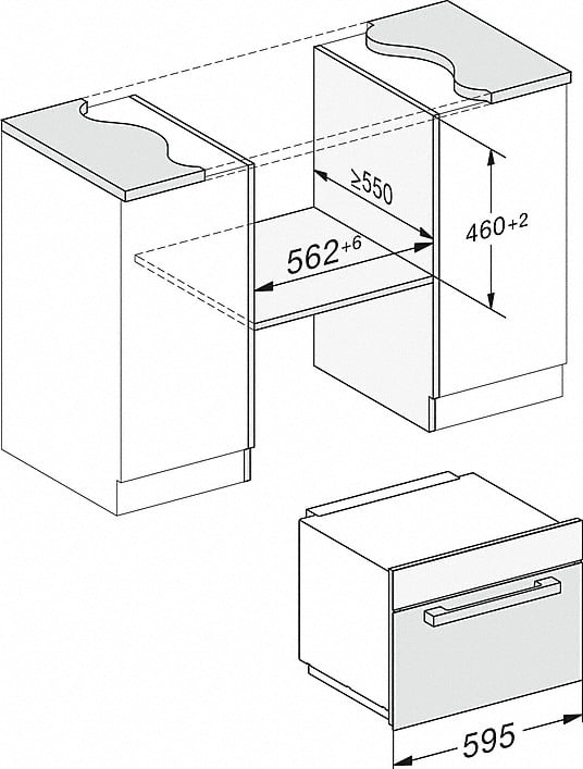 Miele Indbygningsmikroovn M 7140 TC - Billede 2