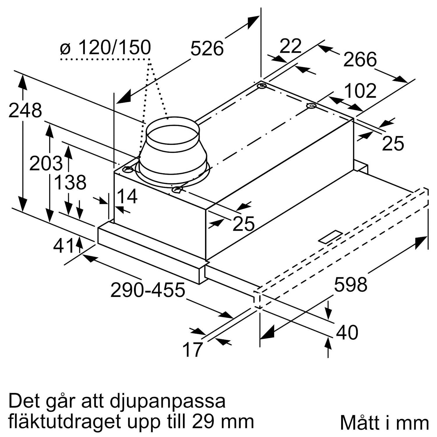 Bosch Udtræksemhætte DFM064A53 - Billede 7