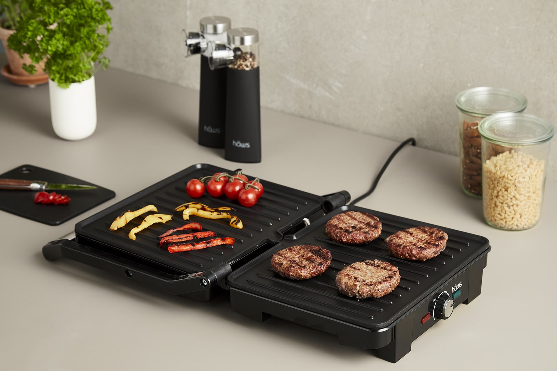 Hâws Lolland Bord- og Paninigrill CG2200 - Billede 5