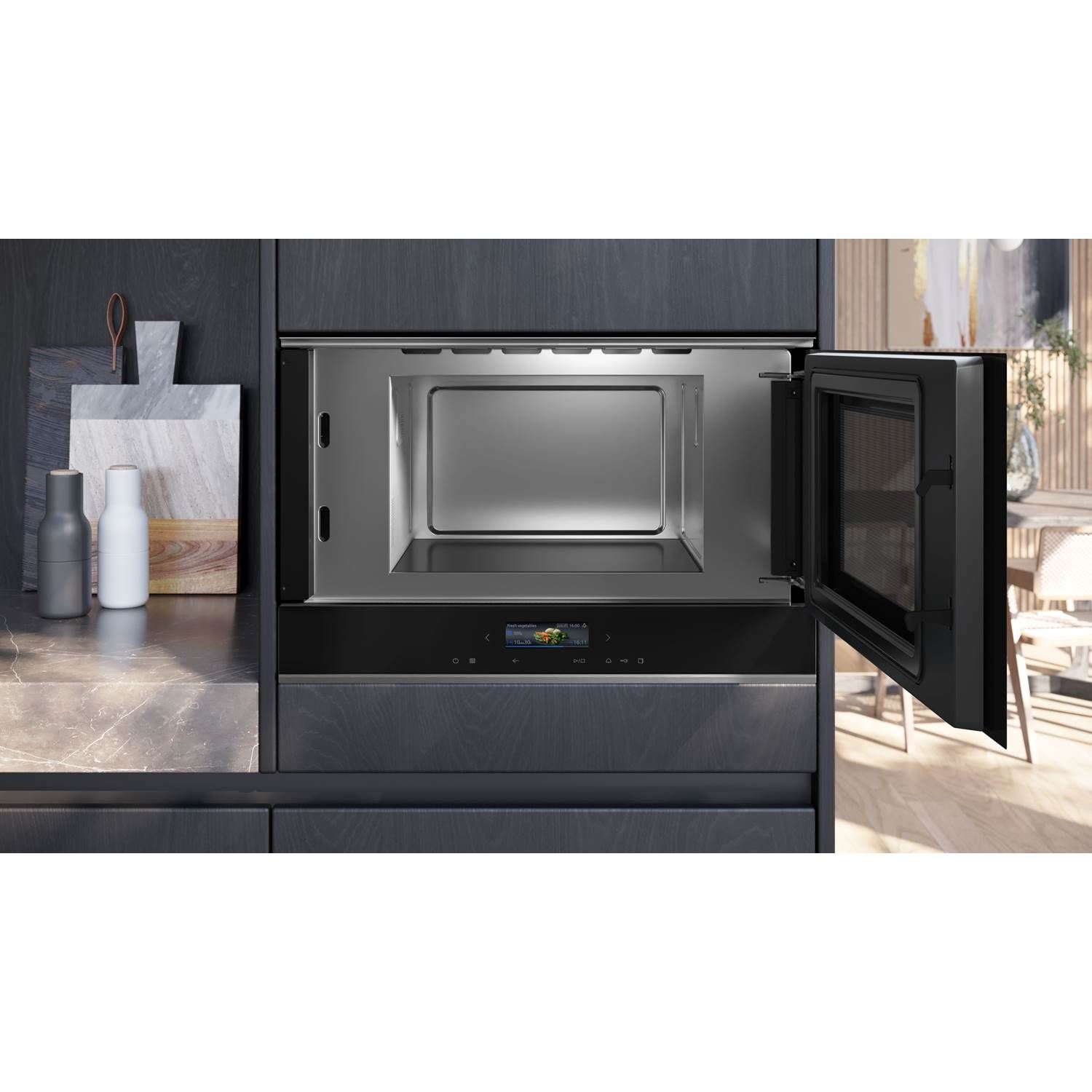 Siemens Indbygningsmikroovn BF722R1B1 - Billede 5