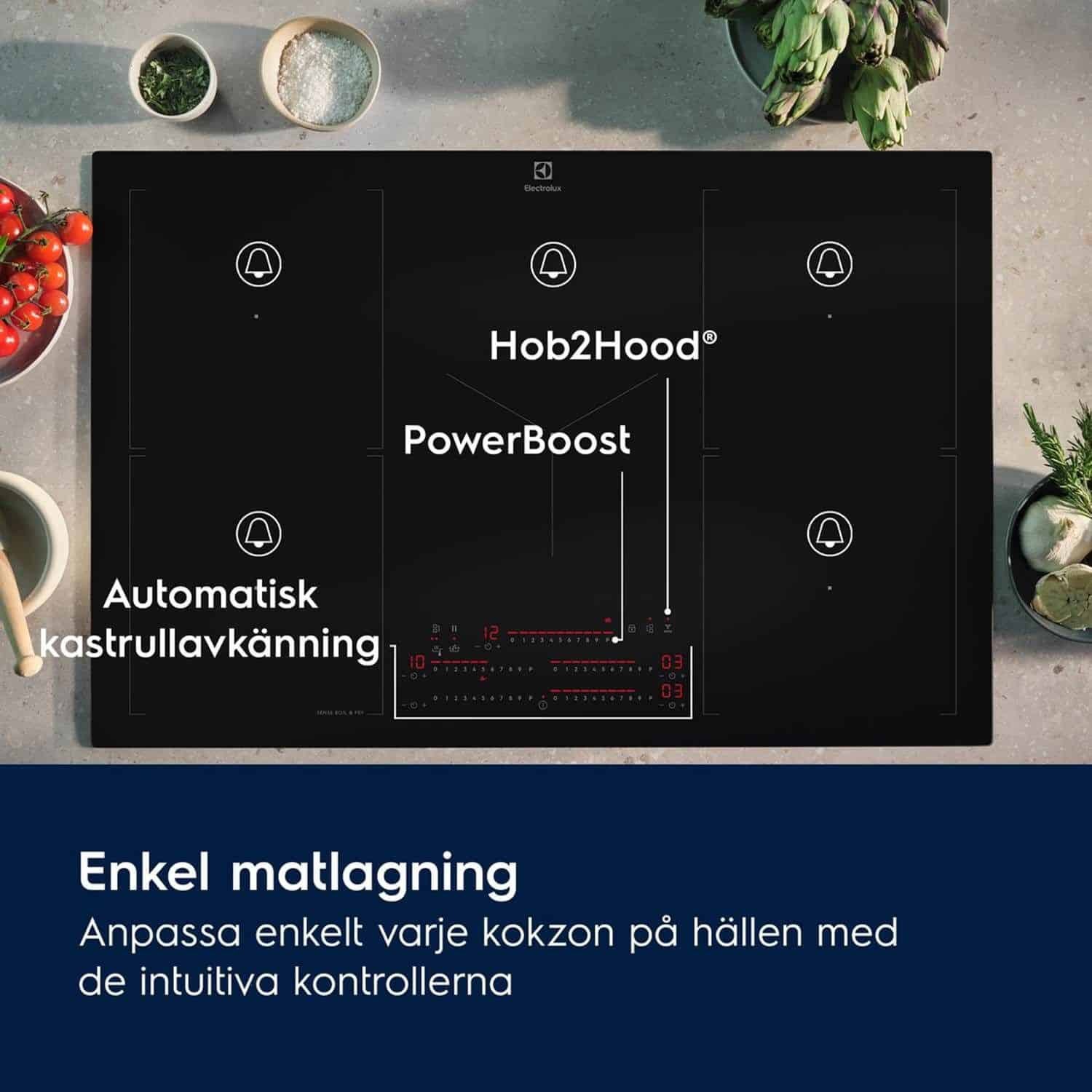 Electrolux Induktionskogeplade Excellence XH608BCCS - Billede 9