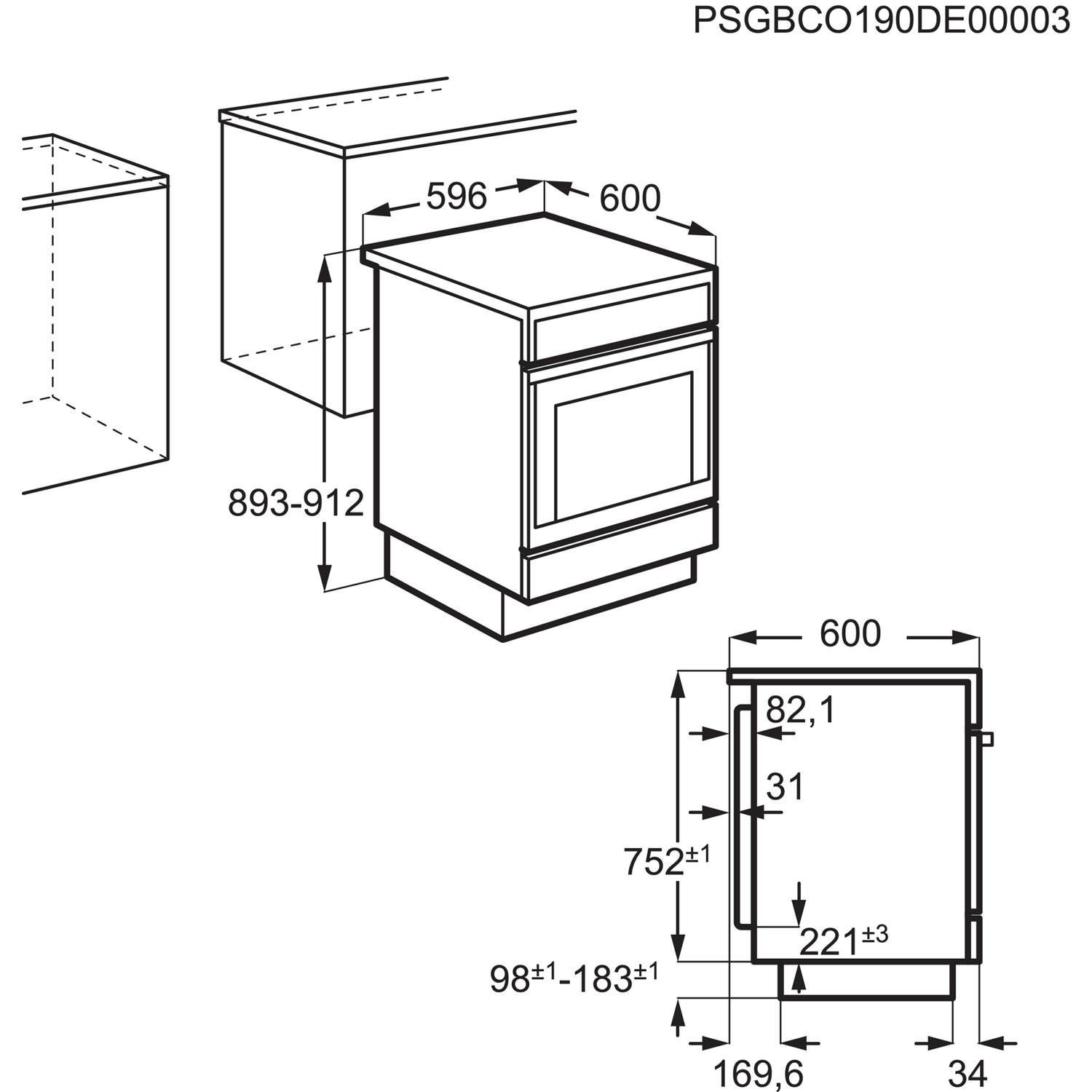 Electrolux Keramisk komfur EKC6060BOW - Billede 4