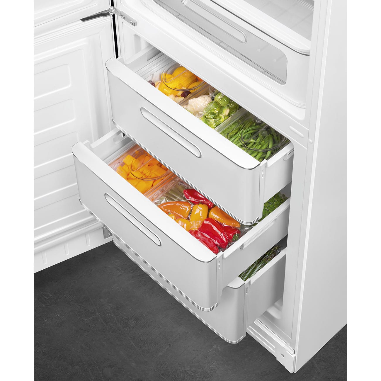 SMEG Køle-fryseskab FAB32LWH6 - Billede 9