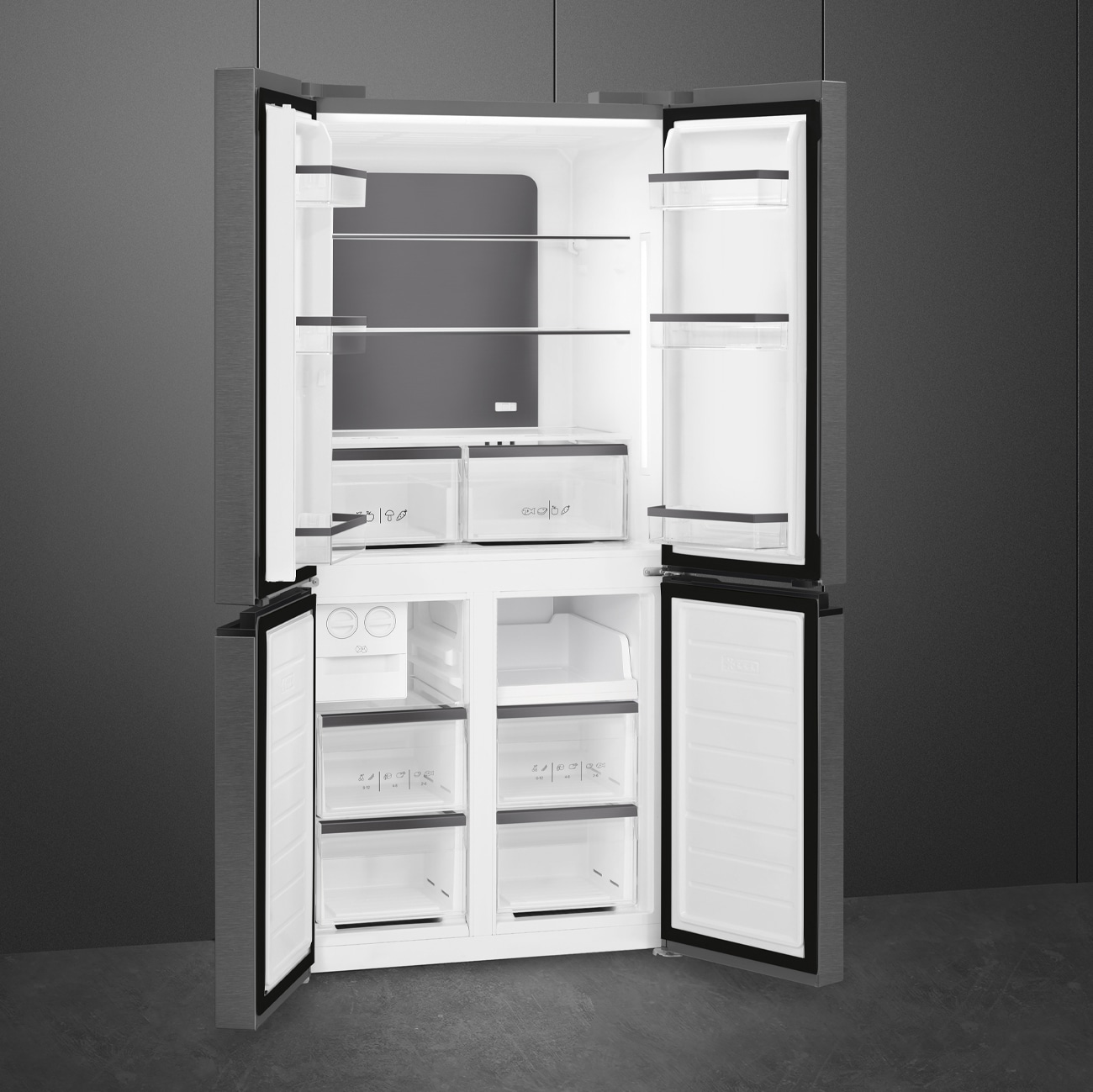 SMEG Amerikanerkøleskab FQI48KD - Billede 3