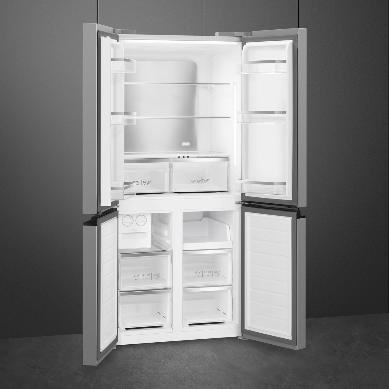 SMEG Amerikanerkøleskab FQI48XD - Billede 3