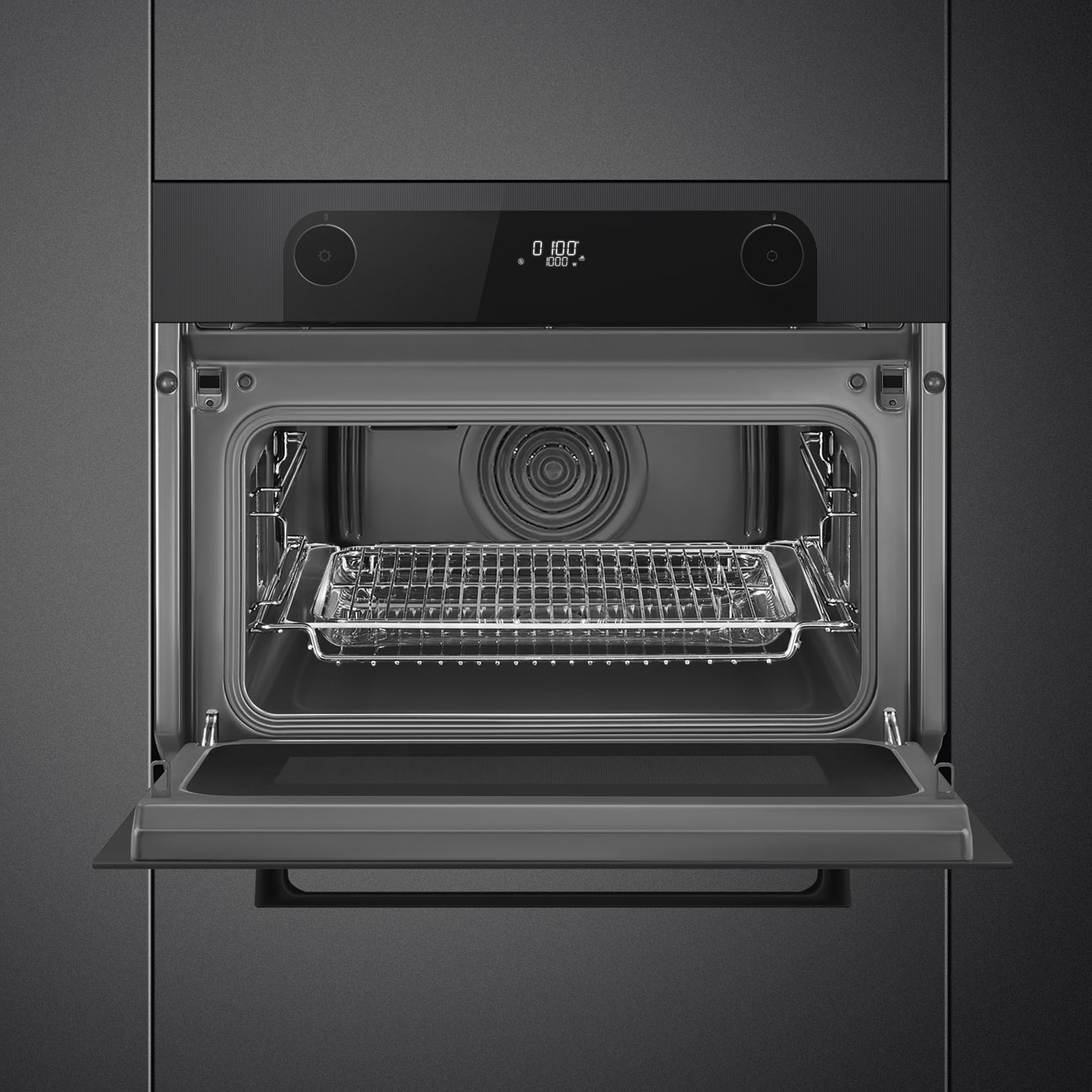 SMEG Indbygningsmikroovn SO4201M1BI - Billede 3