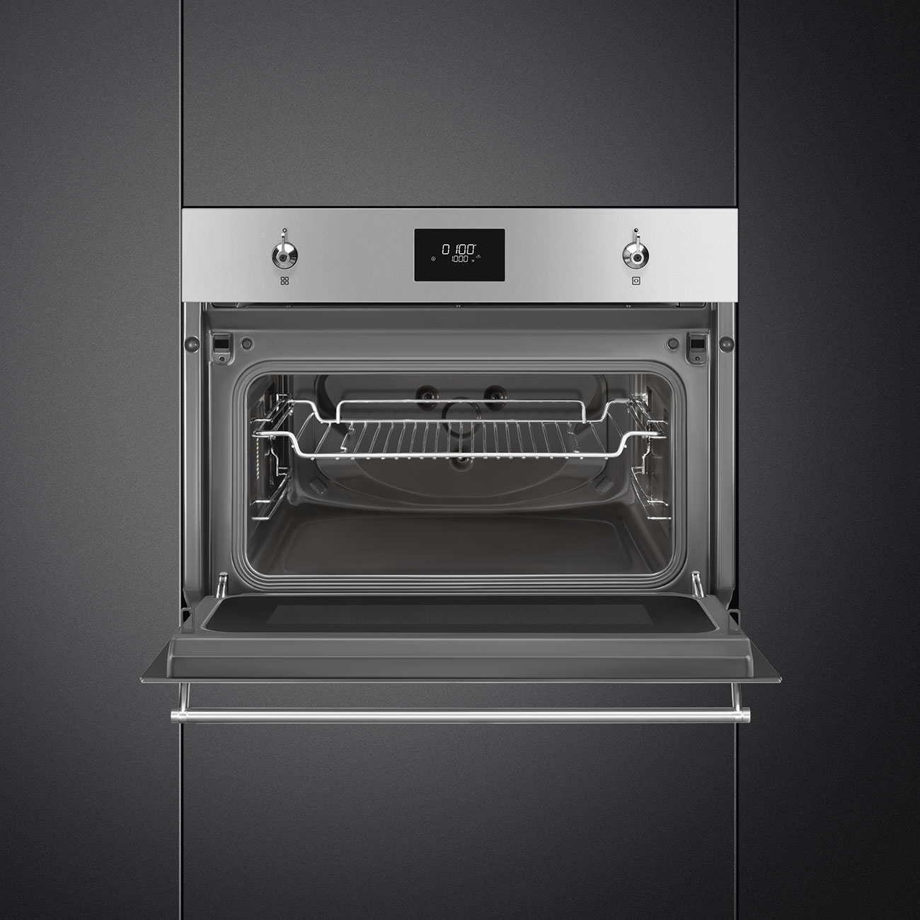 SMEG Indbygningsmikroovn SO4301M0X - Billede 3