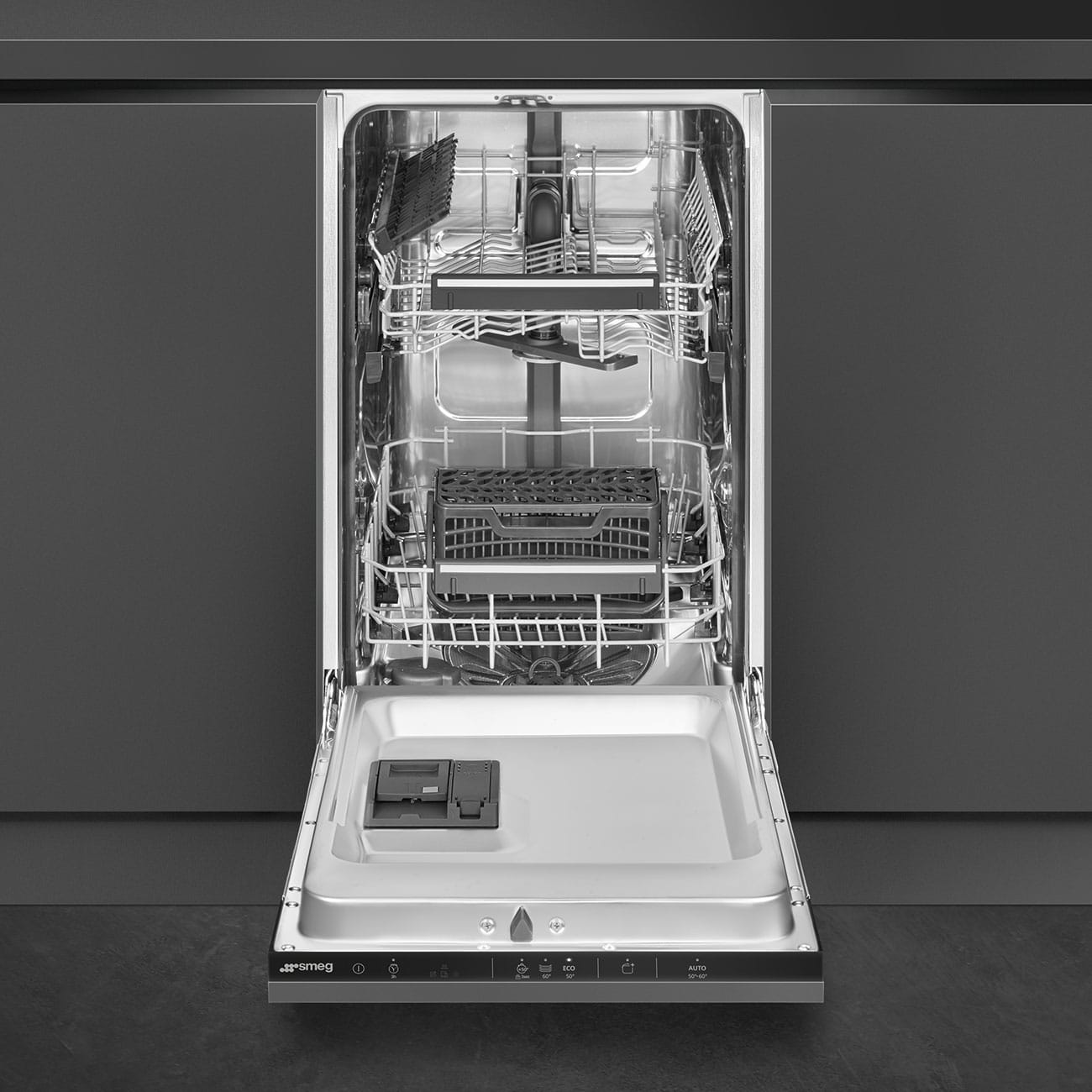SMEG Integrerbar opvaskemaskine ST4522DIN - Billede 4