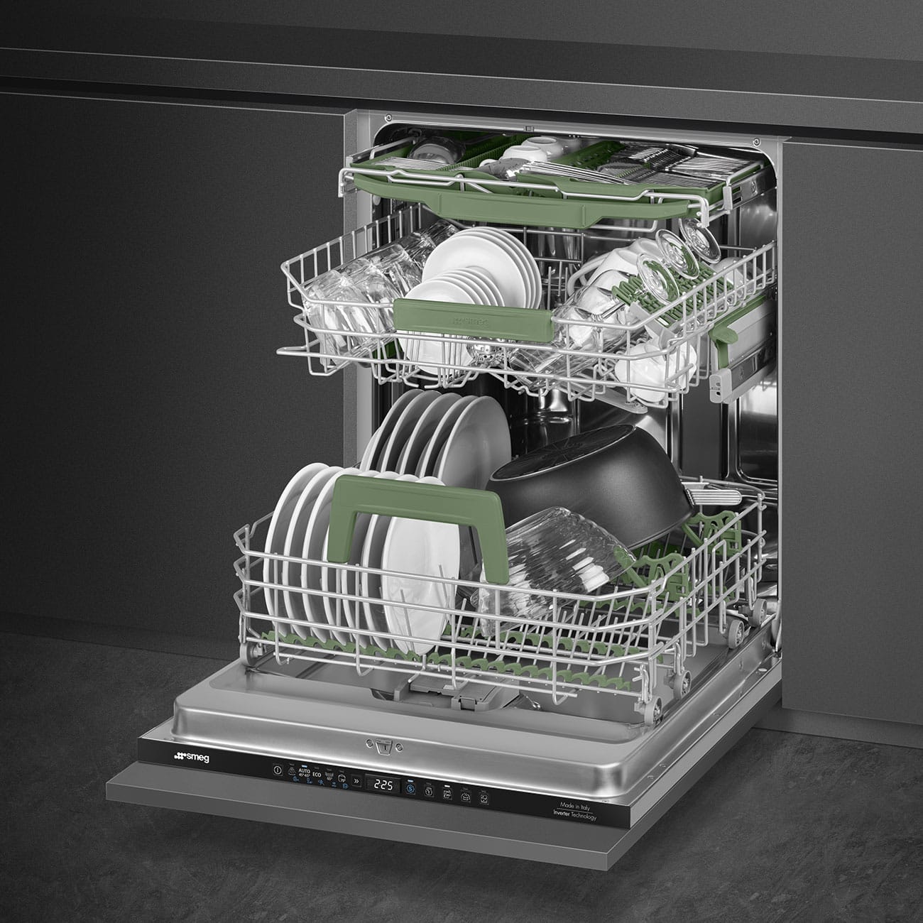 SMEG Integrerbar opvaskemaskine STL7322BL - Billede 3